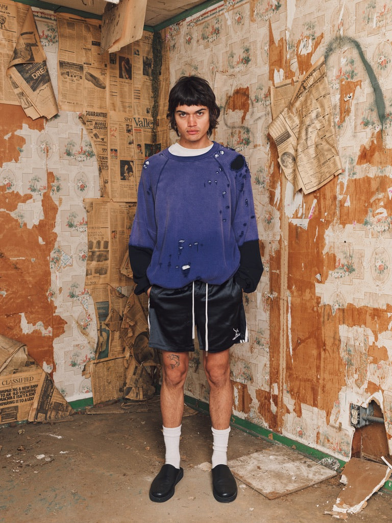 HENCH, repaired crewneck (two tone)