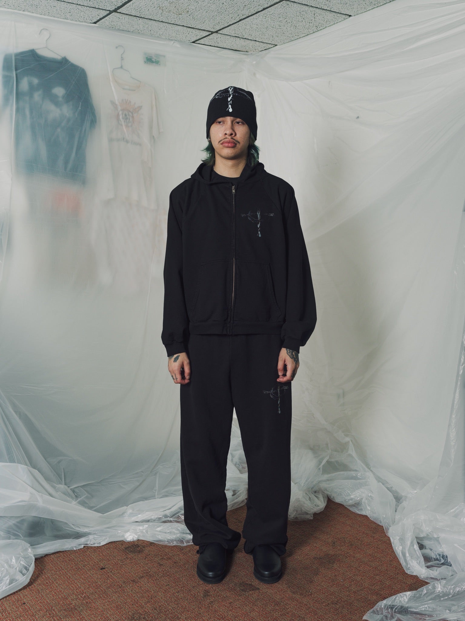 ROADRASH, zip-up (jet black) | BASKETCASE