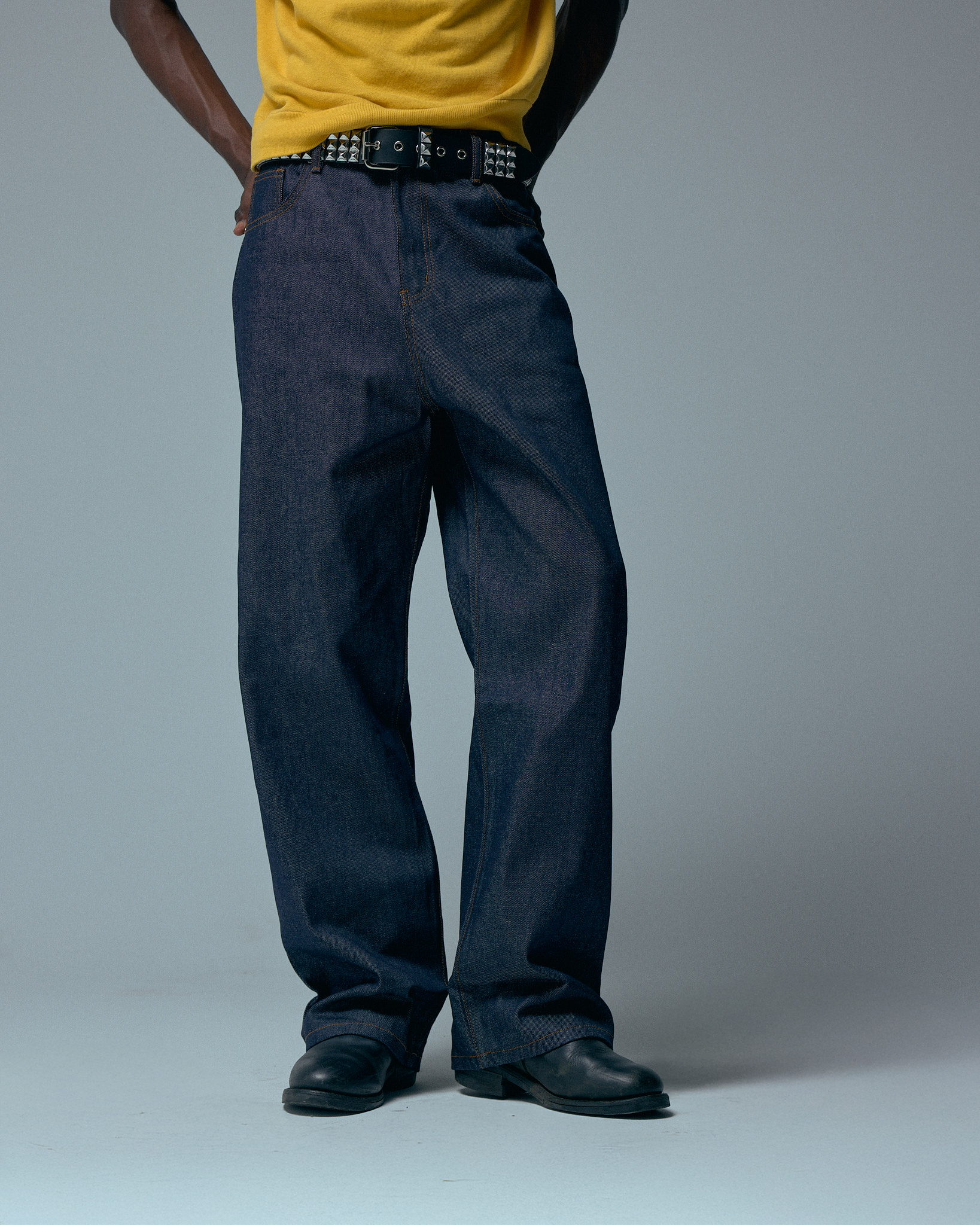 LAX, raw indigo denim