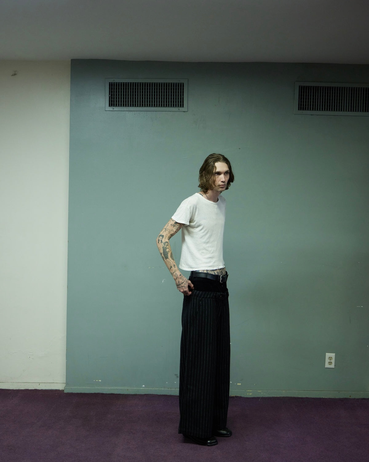 DOUBLE WAISTED, trousers