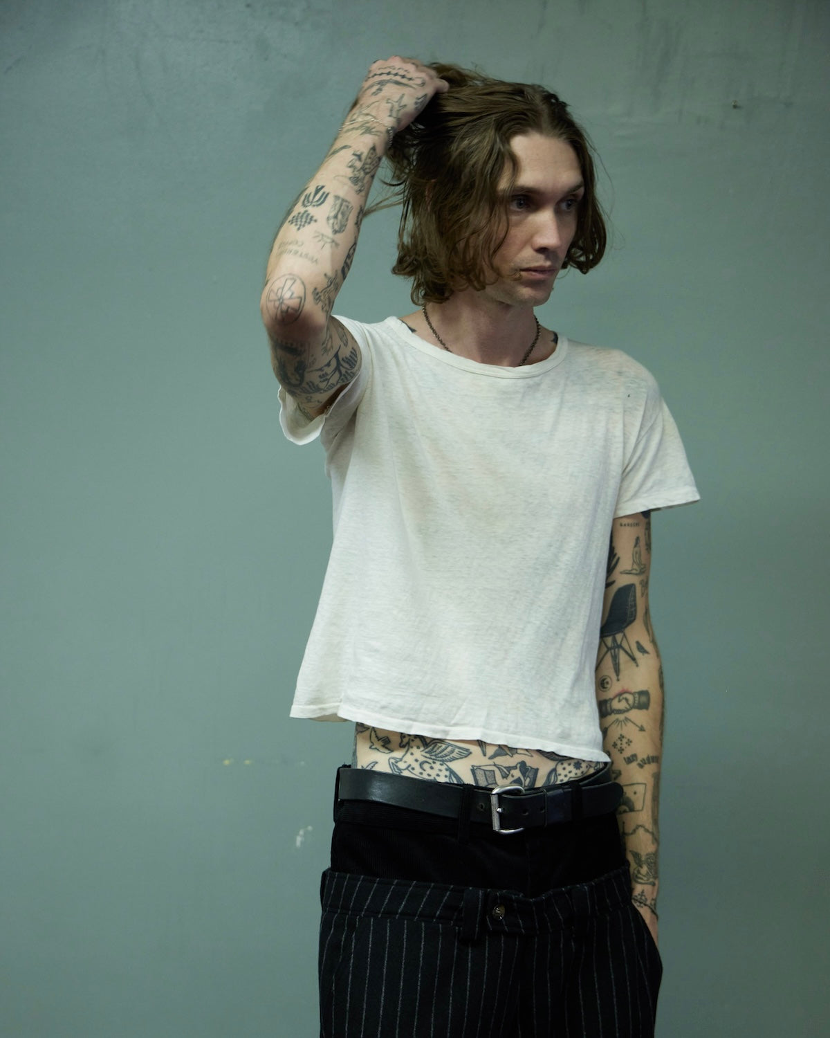 DOUBLE WAISTED, trousers