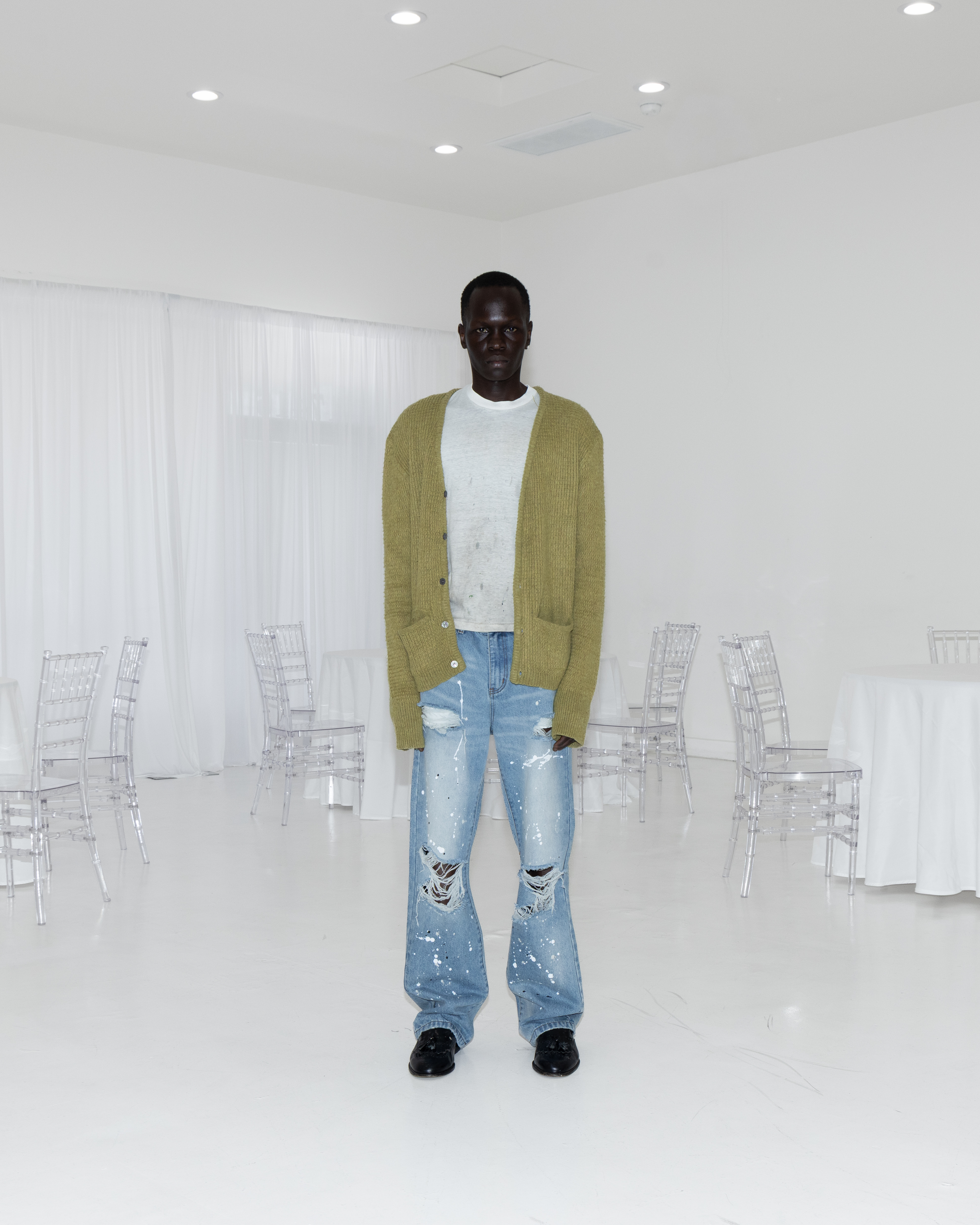 WRETCH, knit cardigan