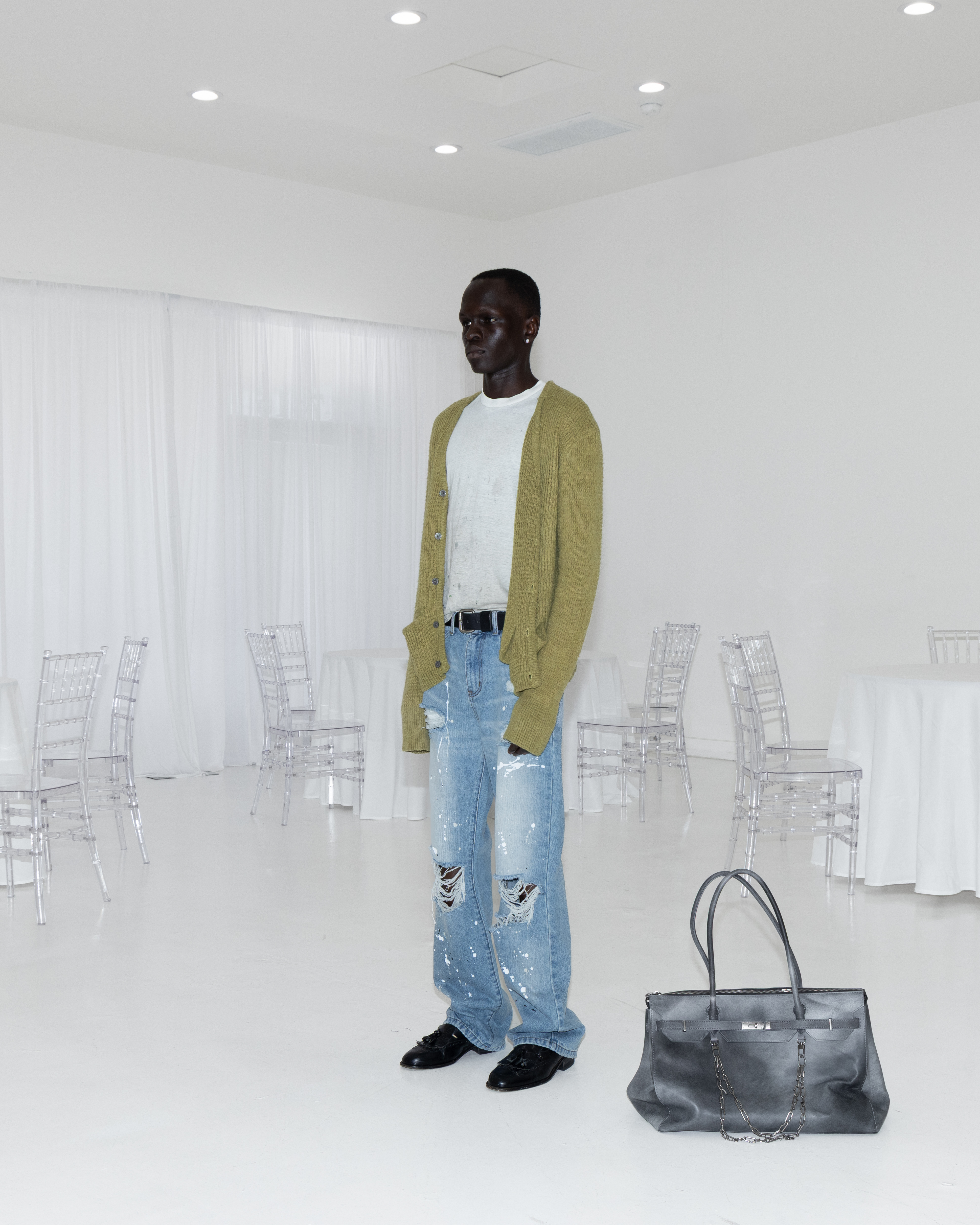 WRETCH, knit cardigan