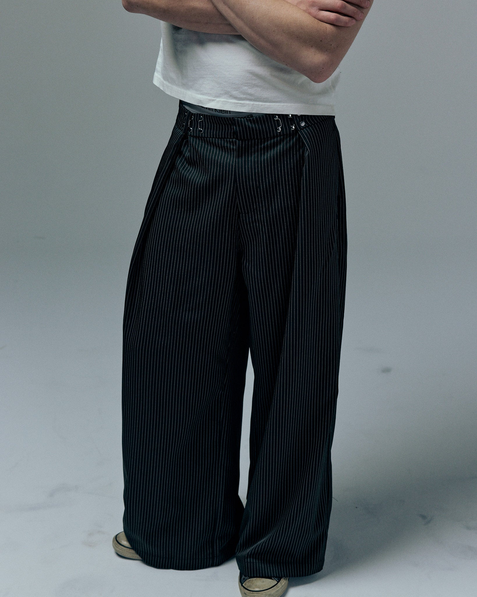 最終値下basketcase Caldwellpinstripe slacks 最終値下basketcase Caldwellpinstripe slacks - メルカリ