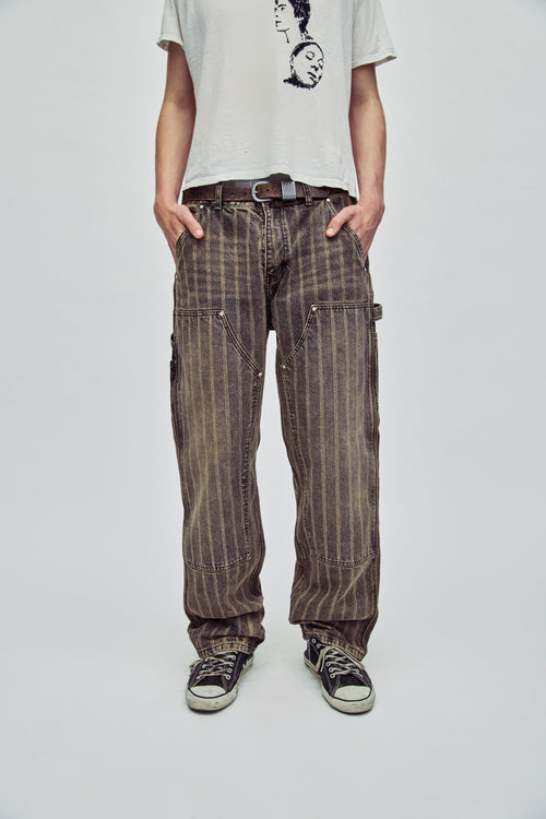 HENCH, striped double knees