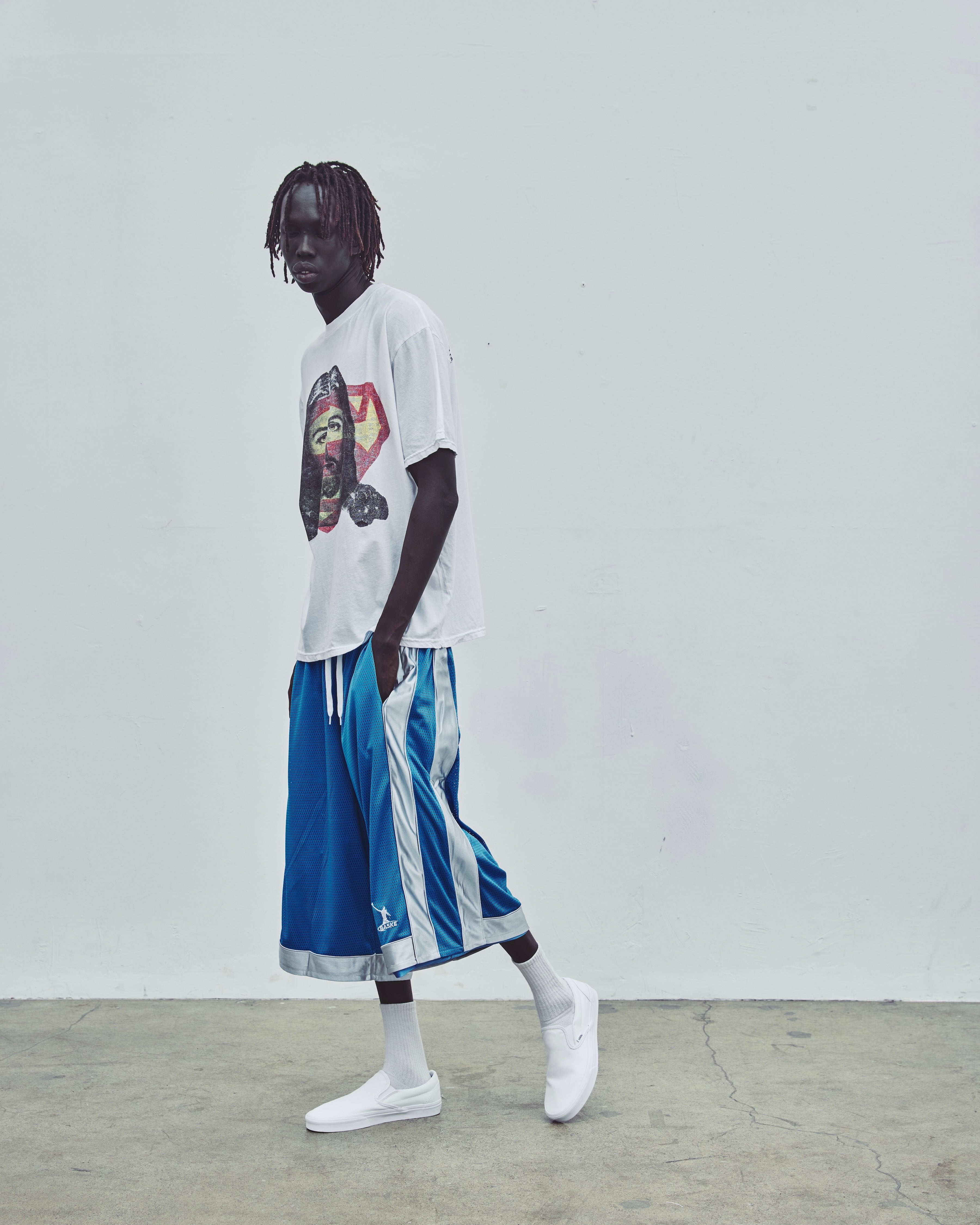 BAND1, oversized gym shorts (carolina) (PRE-ORDER)