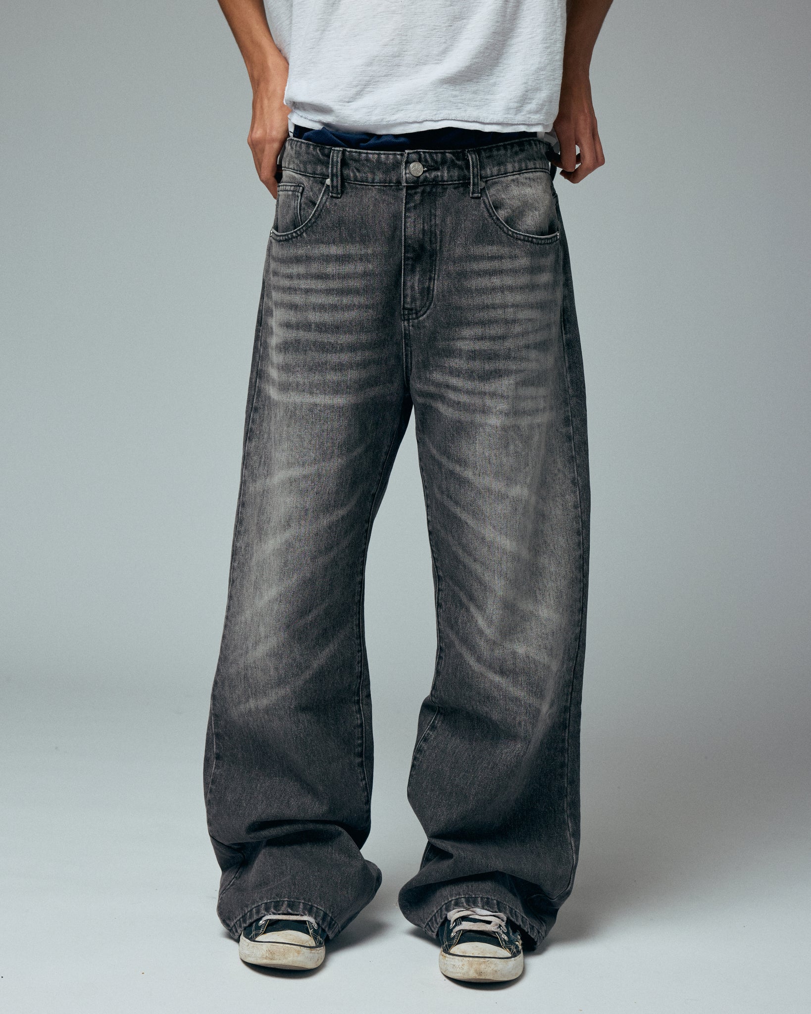 LAX, flair denim (whisker) thebasketcase.store