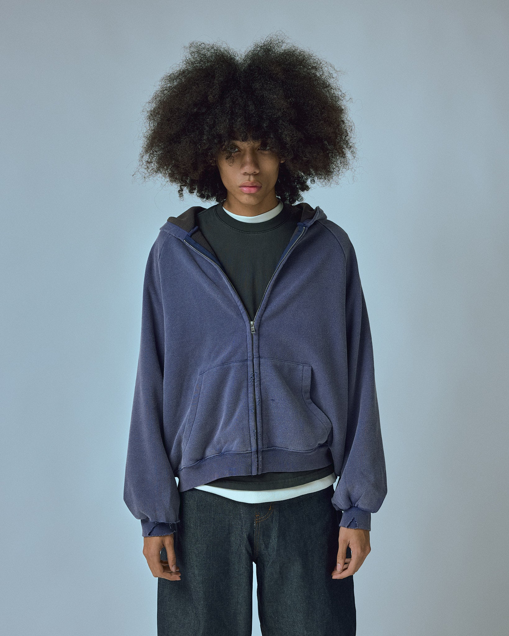 HENCH, thermal lined hoodie (navy)