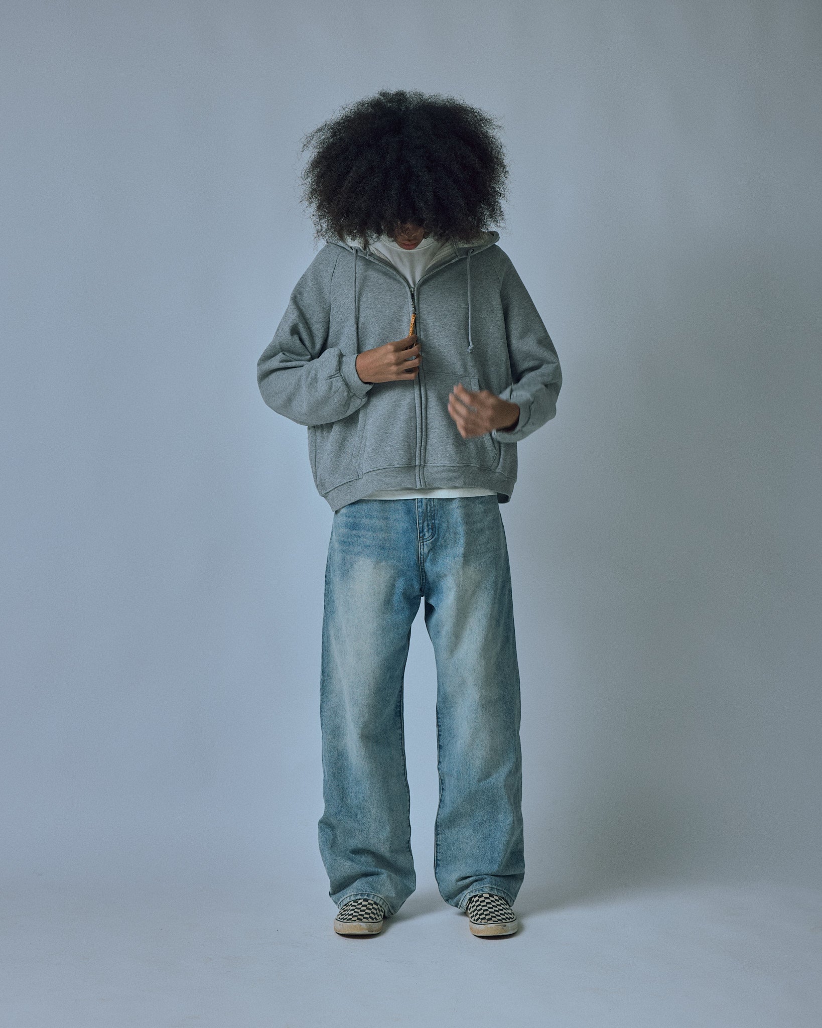 HENCH, thermal lined hoodie (grey)