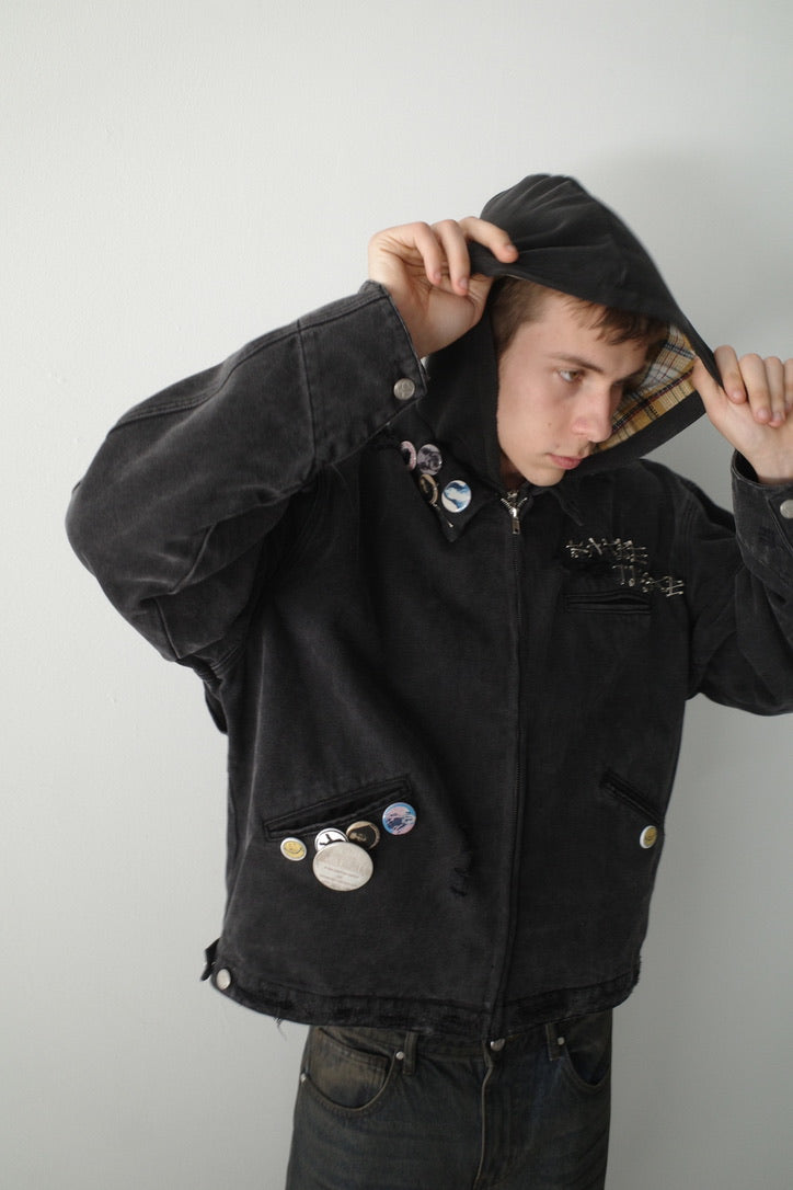 CHARMS, distressed work jacket