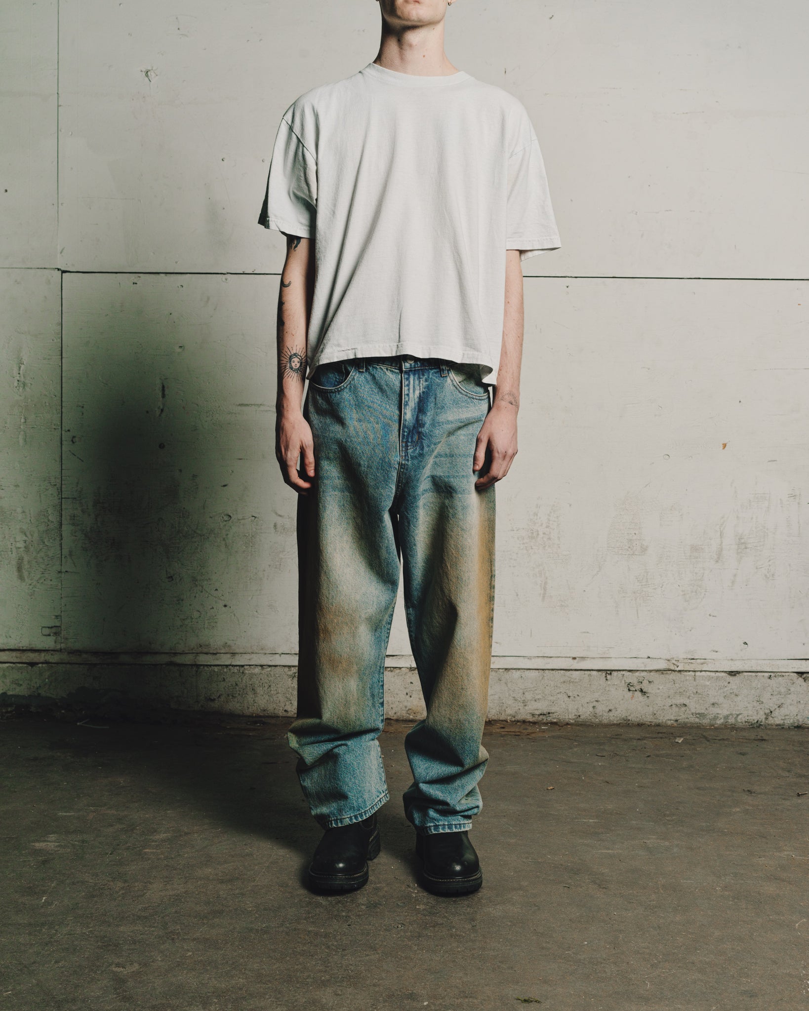 LAX, baggy denim (mud wash) thebasketcase.store