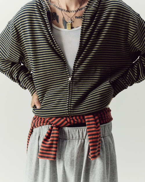SWING, lightweight striped zip