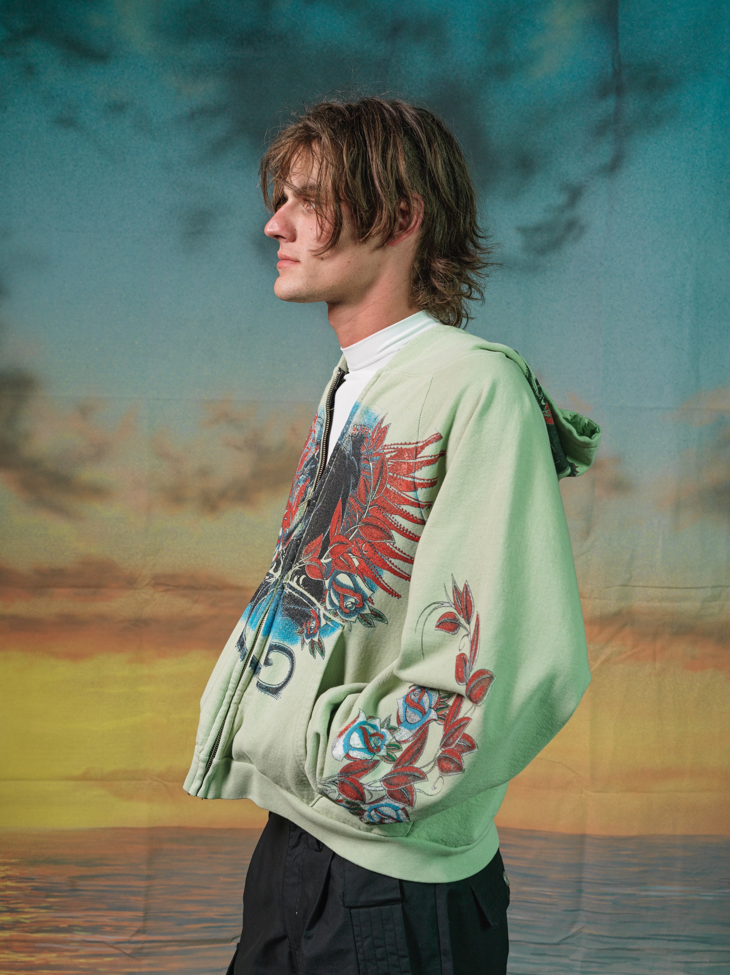 WILDCAT, v2 zip-up (lime)