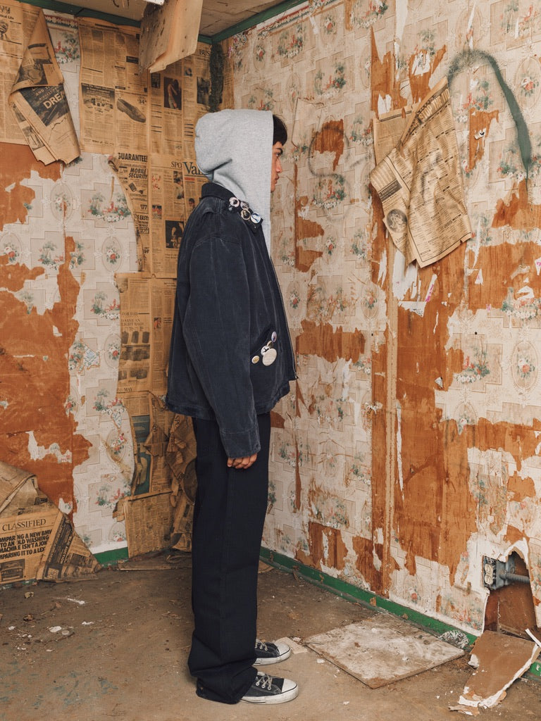 CHARMS, distressed work jacket