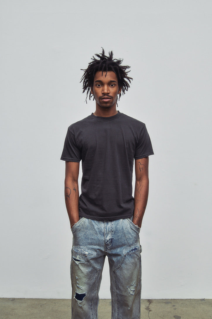 HENCH, lightweight t-shirt two-pack (bone/vintage black)
