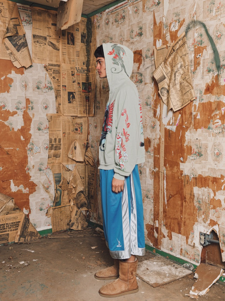 BAND1, oversized gym shorts (carolina)