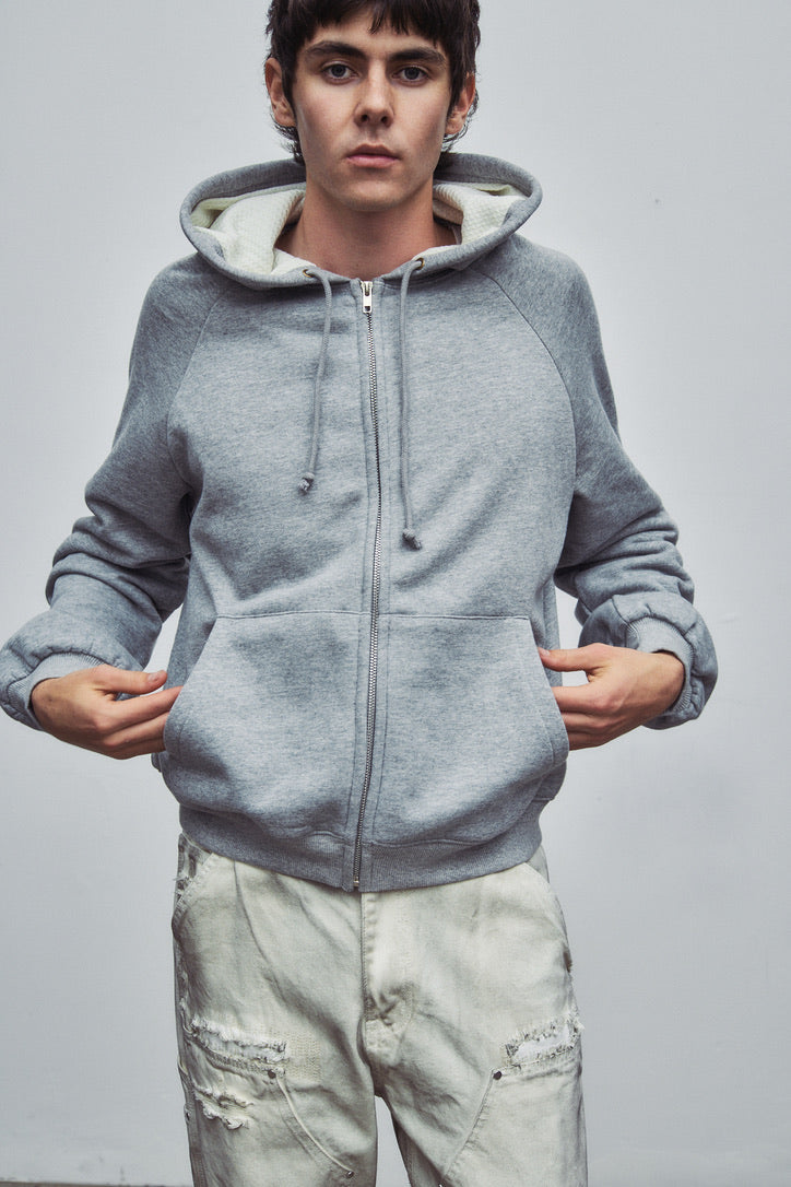 HENCH, thermal lined hoodie (grey)