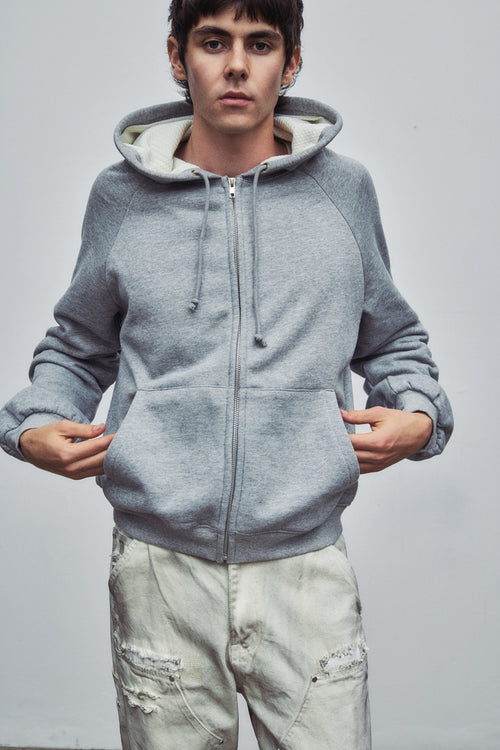 HENCH, thermal lined hoodie (grey)