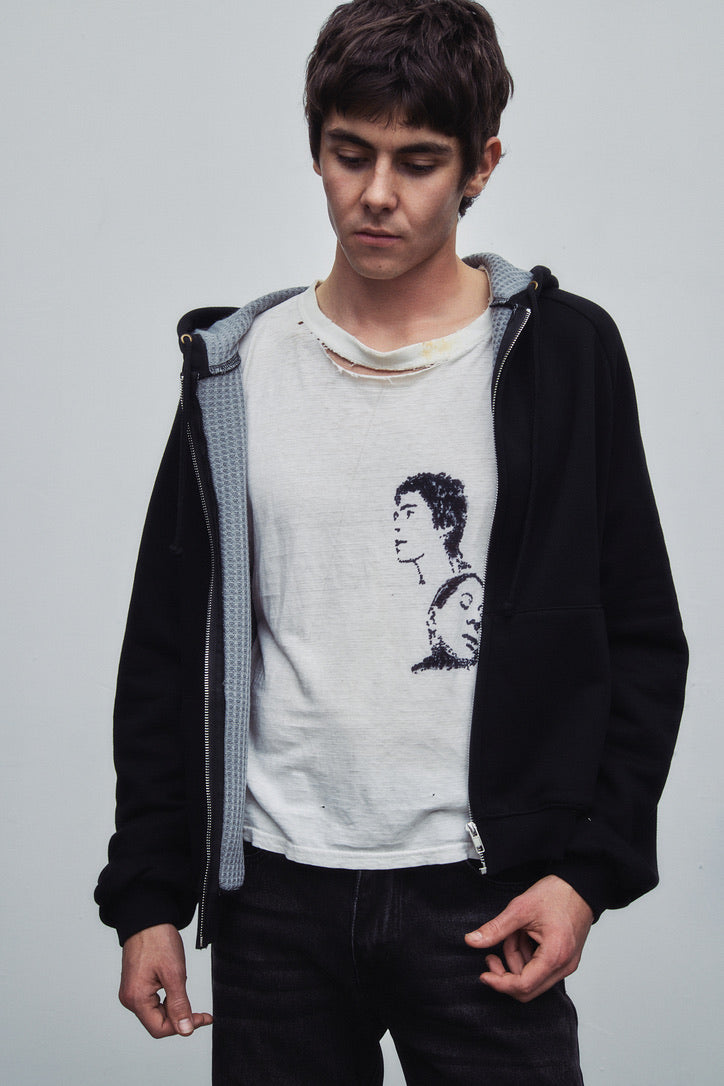 HENCH, thermal lined hoodie (black)