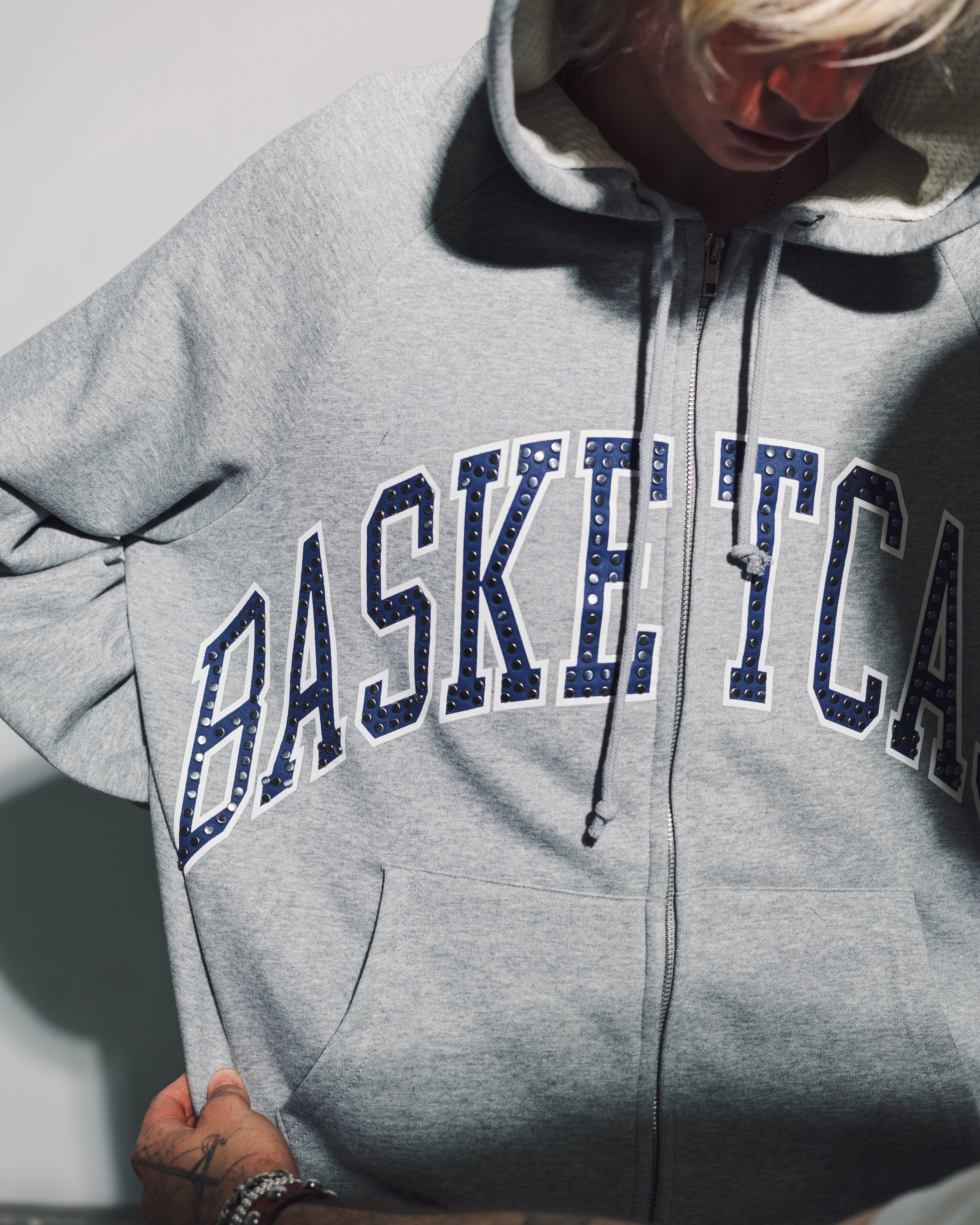 ATHLETICS, studded zip