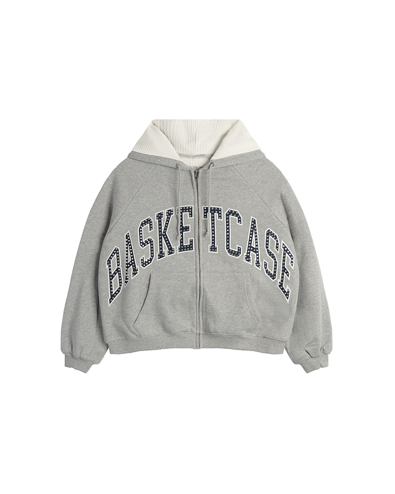ATHLETICS, studded zip | BASKETCASE