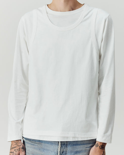 LAYERED, tank-tee (white)