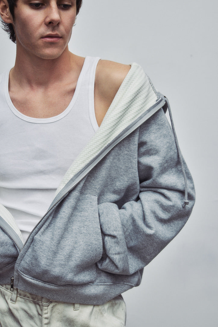 HENCH, thermal lined hoodie (grey)