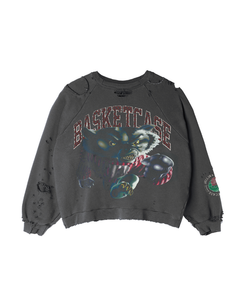 BADGERS, repaired crewneck