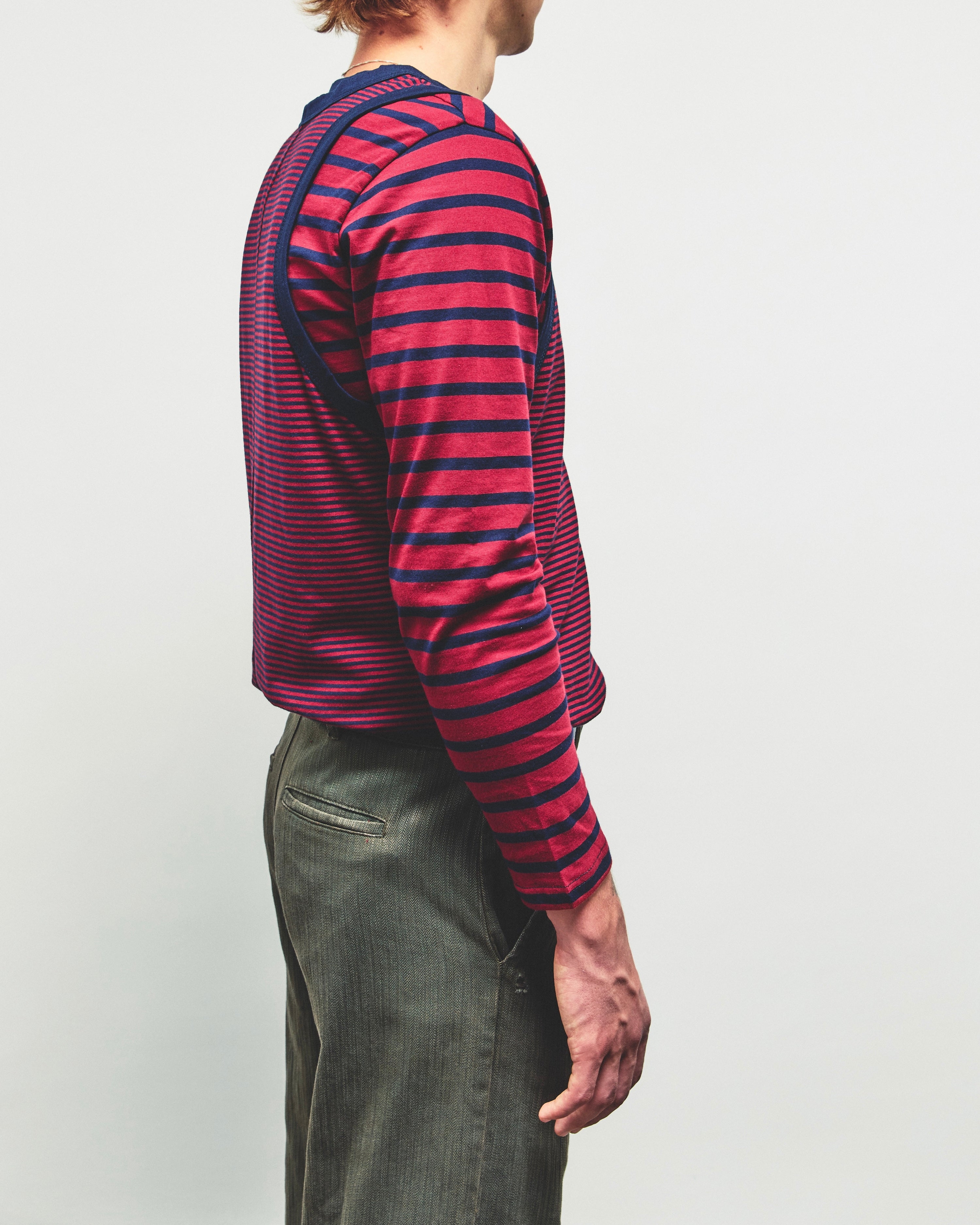LAYERED, tank-tee (red)