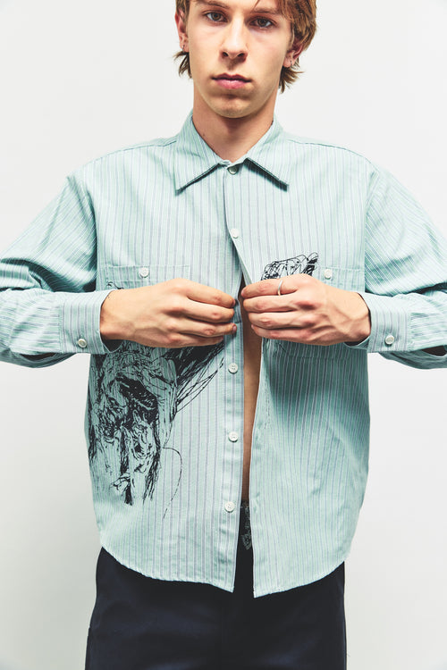 TANGLE, long sleeve button-up