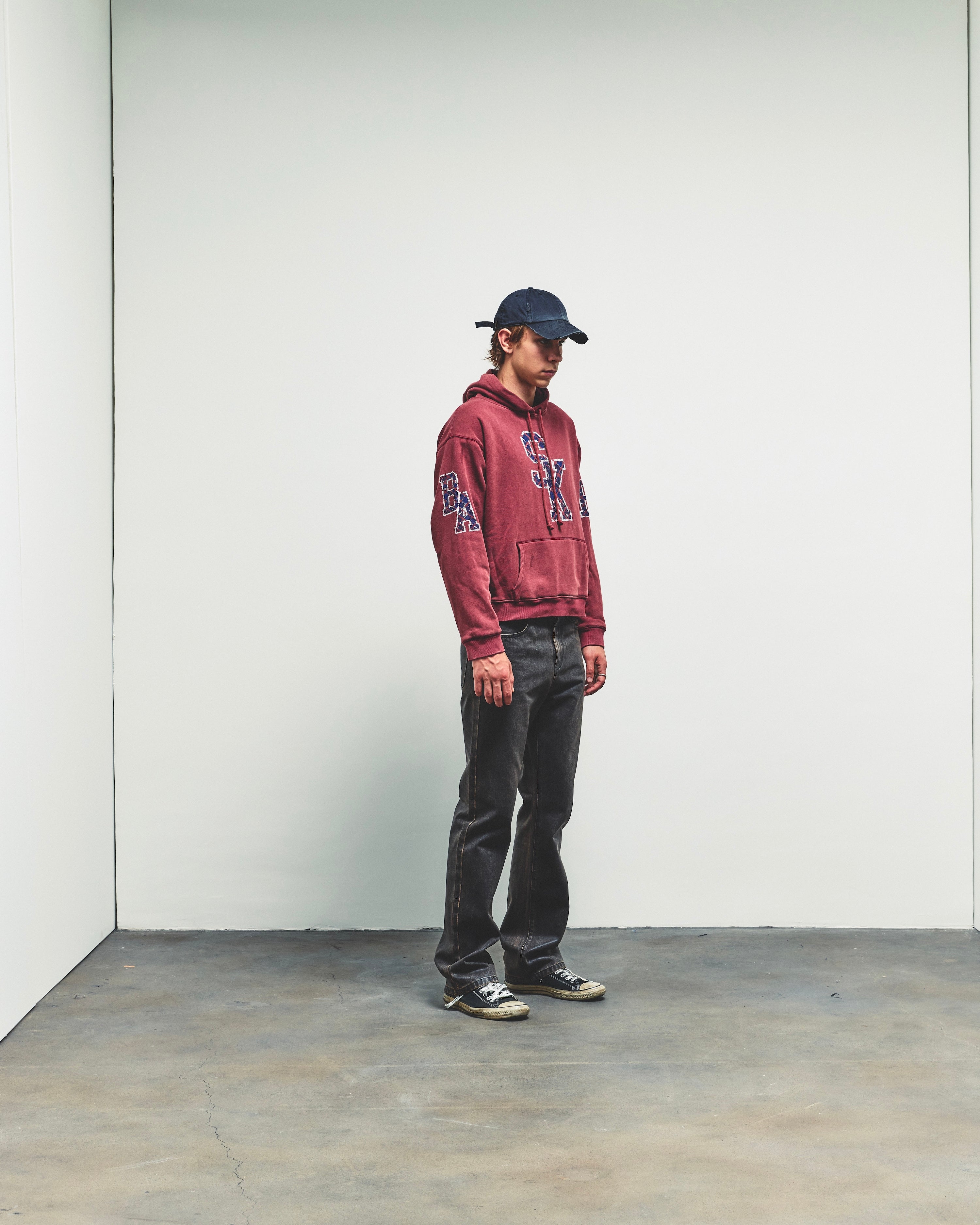 CHAINLINK, thermal lined pullover (red)