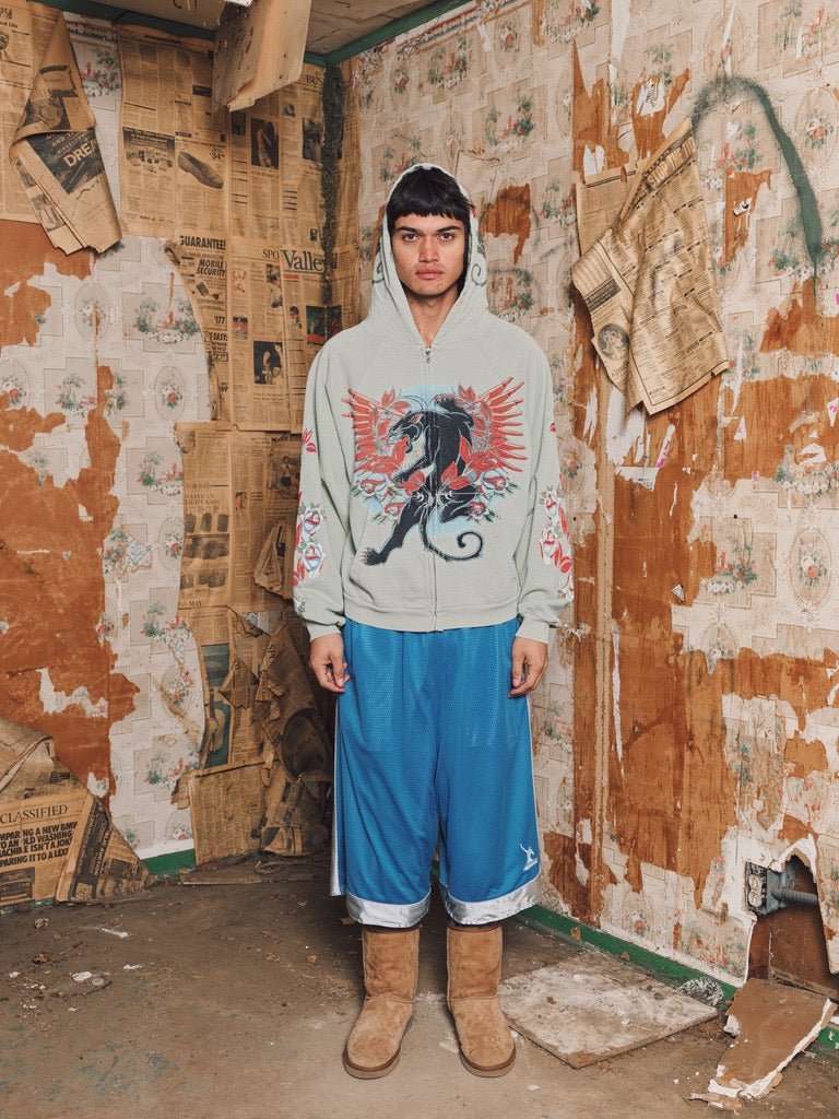 WILDCAT, v2 zip-up (lime)