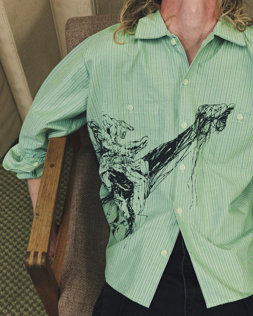 TANGLE, long sleeve button-up