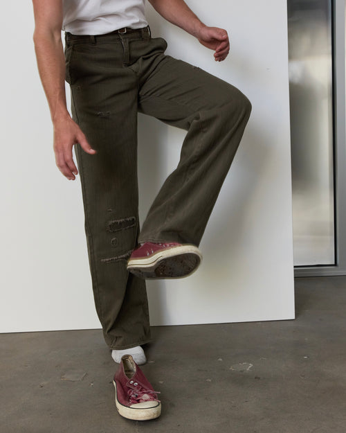 DAGGER, repaired pants (olive)