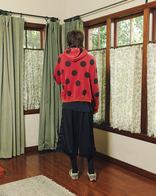 POLKA, thermal lined hoodie (red)