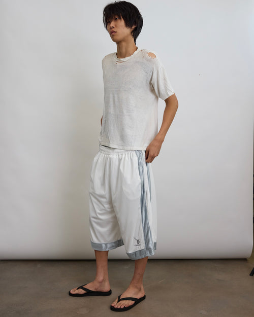 BAND1, oversized gym shorts (white)