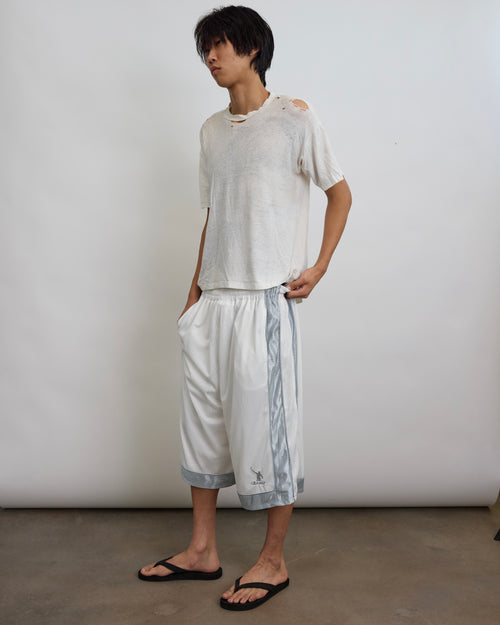 BAND1, oversized gym shorts (white)