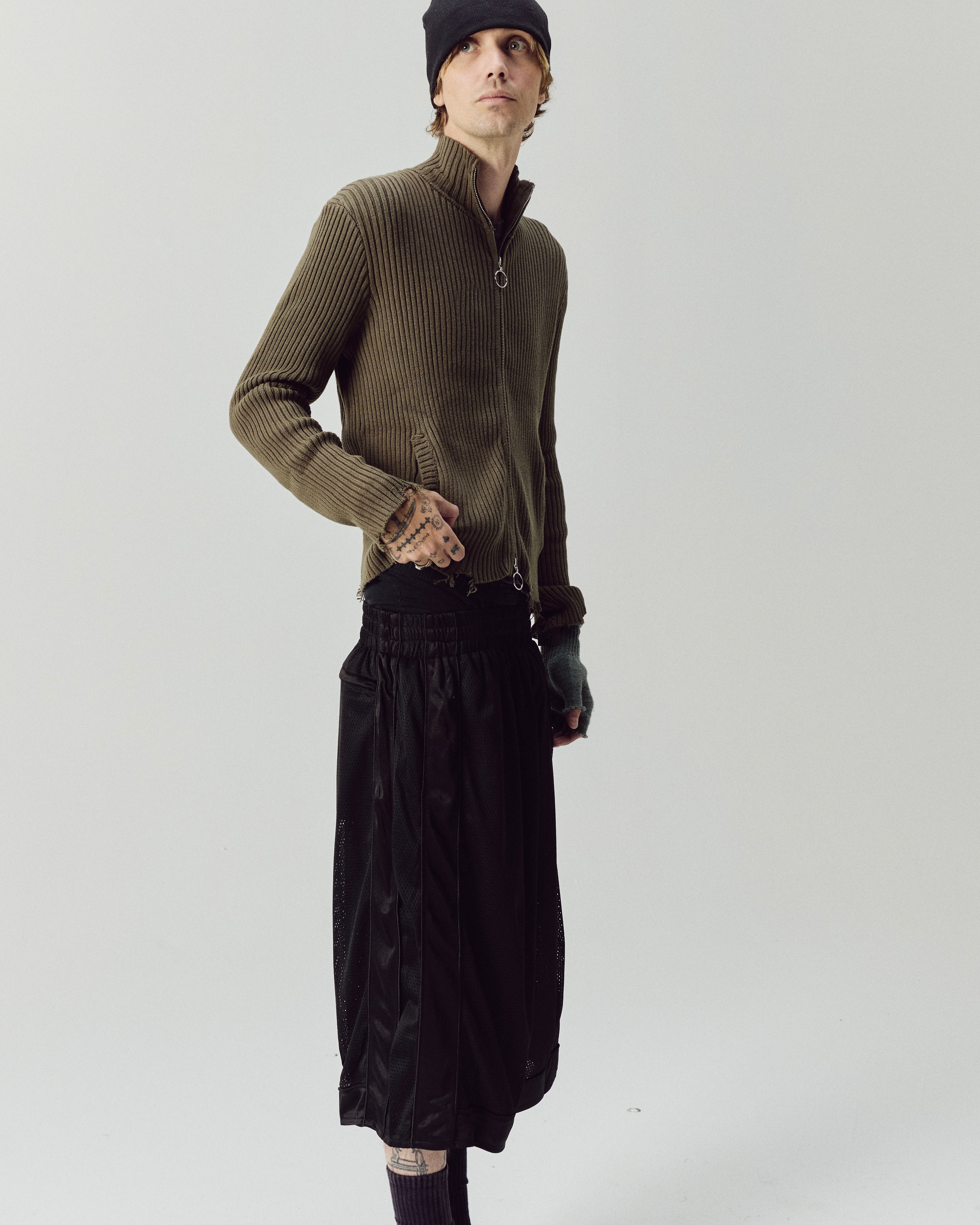 HENCH, knit zip (olive)