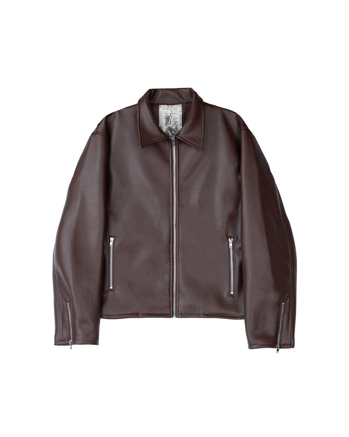 CAFE, racer jacket (brown)