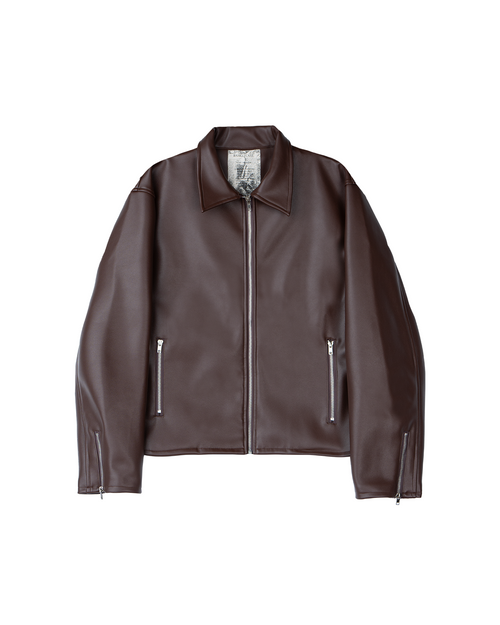 CAFE, racer jacket (brown)