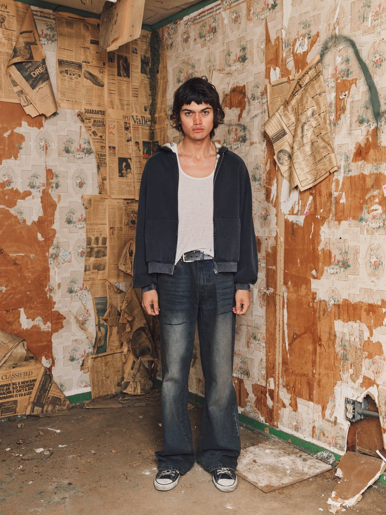 HENCH, plaid thermal lined hoodie