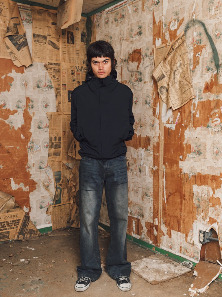 LAX, straight leg denim (junkyard)