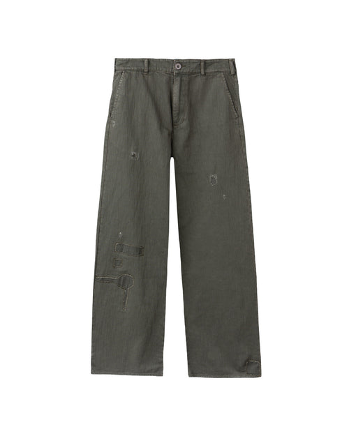 DAGGER, repaired pants (olive)