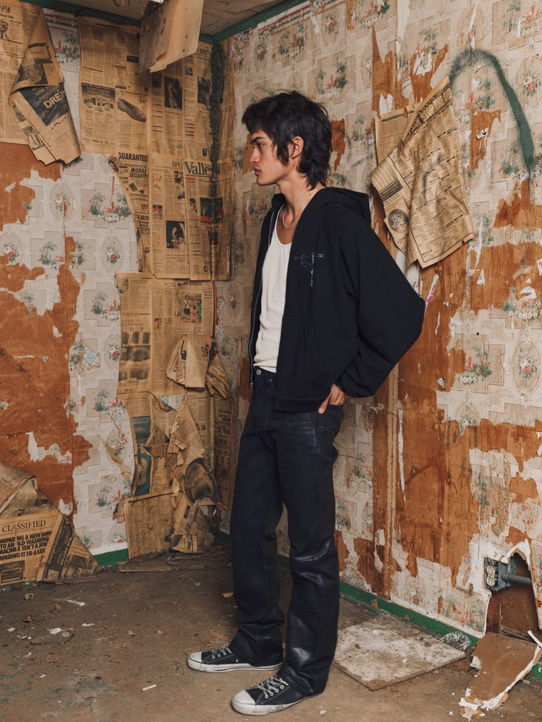 ROADRASH, zip-up (jet black)