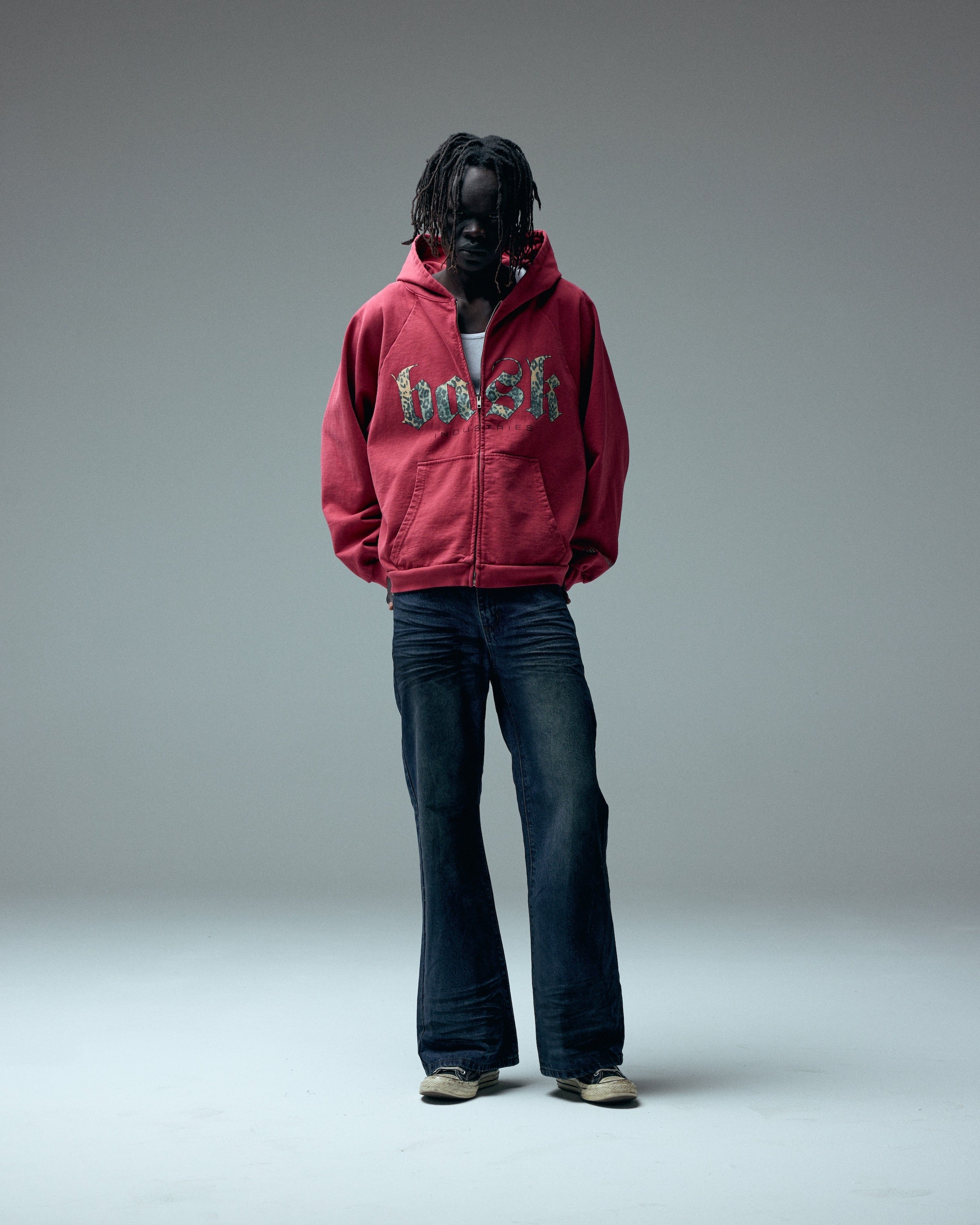 LAX, flair denim (garage wash)