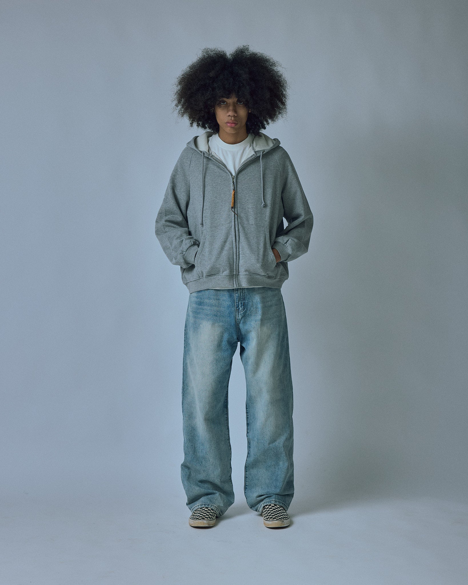 HENCH, thermal lined hoodie (grey)