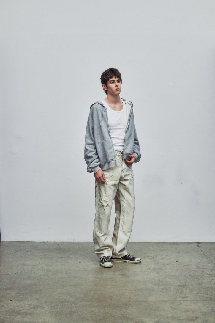 HENCH, thermal lined hoodie (grey)