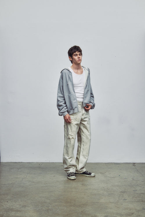 HENCH, thermal lined hoodie (grey)