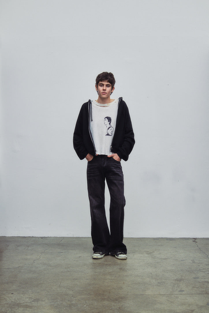 HENCH, thermal lined hoodie (black)