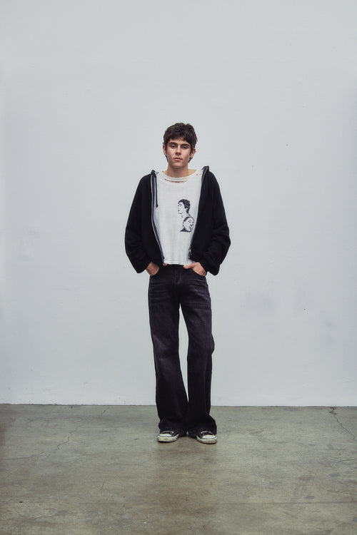 HENCH, thermal lined hoodie (black)